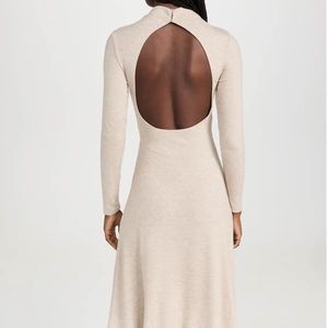 ASTR the Label Delaney Midi Dress - Open Back Knit Dress